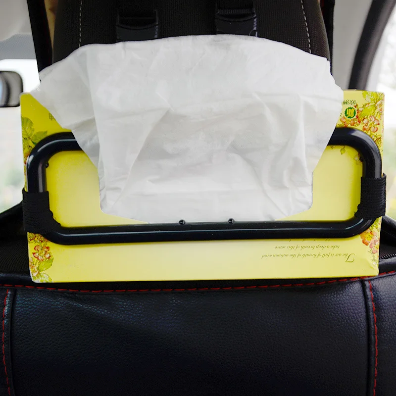 Универсальный автомобильный солнцезащитный козырек для спинки стула, тканевая бумажная коробка для полотенец, автомобильный подвесной держатель для салфеток, автомобильные аксессуары, крепление к спинке сиденья