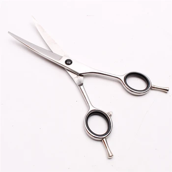 

C1027 8" 21cm Customized Logo Professional Pets Dogs Cats Grooming Flur Scissors Hairdressing Curved Cutting Shears Styling Tool