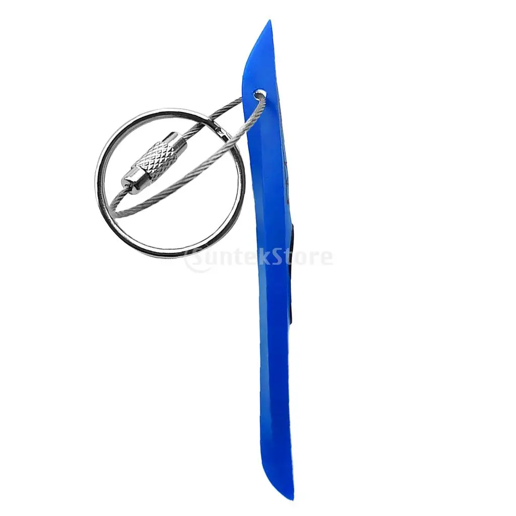 Creative Kayak Keychain Keyring Key Fob Key Holder for Outdoor Hiking Sports Travel Kayaking Fishing - Various Colors & Shapes