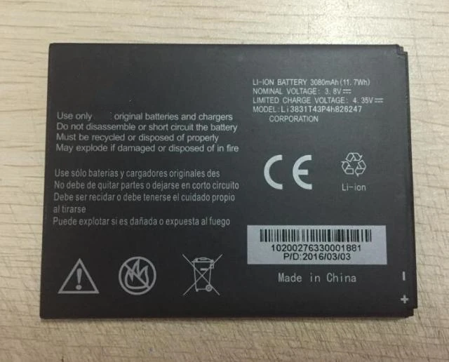 LI3831T42P4H826247 3830 mAh هاتف محمول بطارية ل ZTE جراند X 3 Z959 الكريكيت بطارية الهاتف المحمول مع الهاتف الواقف ل هدية LI3831T42P4H826247 3830 mAh هاتف محمول بطارية ل ZTE جراند X 3 Z959 الكريكيت بطارية الهاتف المحمول مع الهاتف الواقف ل هدية