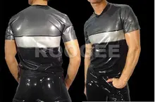 Comfortable latex T-shirt tees Custom made whole sales