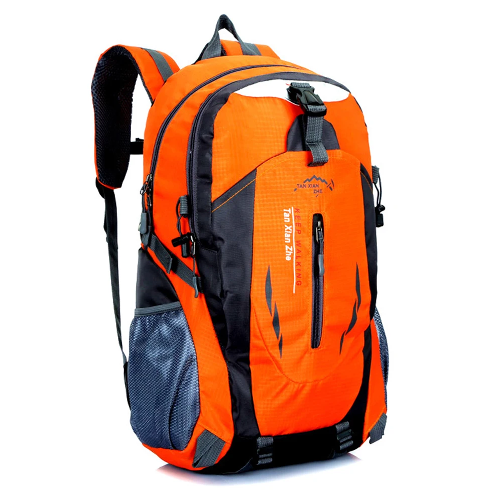 30L нейлоновый рюкзак для путешествий, спортивная сумка, водостойкий походный рюкзак для кемпинга, дышащий рюкзак для альпинизма, рюкзак для мужчин и женщин - Цвет: Orange