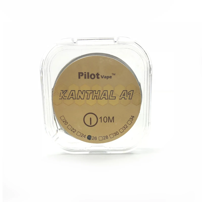 Pilot Vape 10m/roll A1 Heating Wire 24/26GA Heating Wires For RDA RTA Atomizer Coil Pilot Vape 10m/roll A1 Heating Wire 24/26GA Heating Wires For RDA RTA Atomizer Coil