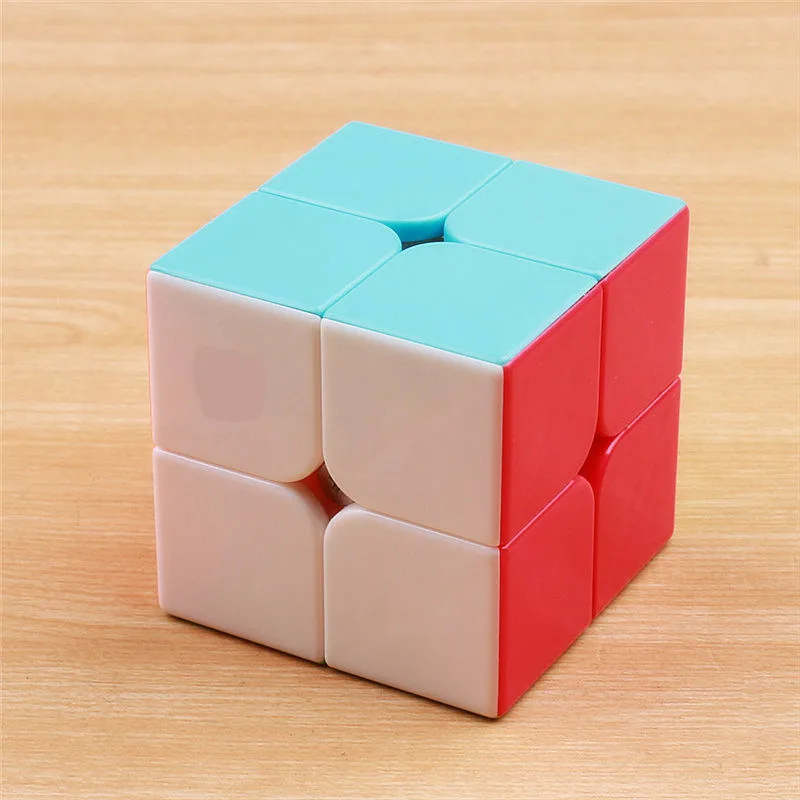 Меняться 2X2X2 MAGIC cube карман STICKERless 51 мм головоломки cube Профессиональный 2 х 2 скорости cube веселые развивающие игрушки для детей