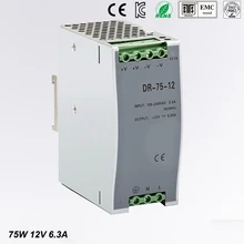 Free Shipping CE RoHS Certificated 75w 12v Din Rail Switching Power Supply For Industry Free Shipping CE RoHS Certificated 75w 12v Din Rail Switching Power Supply For Industry