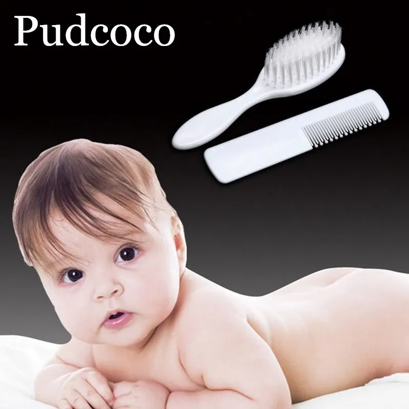 Pudcoco Фирменная Новинка Детская щетка для волос и расческа набор в стиле радуги, для младенцев Уход за волосами массажер для головы