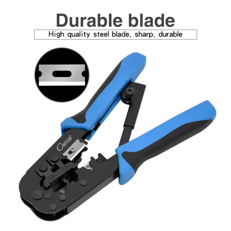 

Cable Crimping Tool Crimper Tool Network Pliers Tool 8p/6p Multi-Function Cable Pliers Shear Peeling