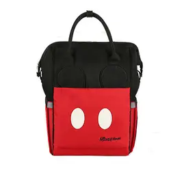 Disney рюкзак для мам изоляции сумки пеленки мешок тепловой высокой емкости Детские бутылочки для кормления сумки рюкзак уход за ребенком