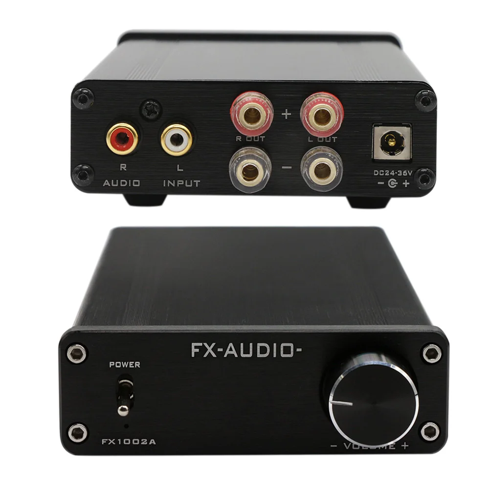 FX аудио-усилитель Портативный Hi-Fi мини-усилитель мощности 1002A 40 Вт * 2 TDA7498E канала