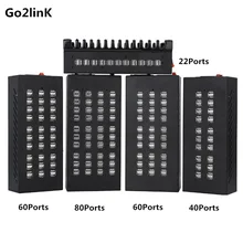 22 порта, 40 портов, 60 портов, 80 портов, 120 портов, 600 Вт, USB зарядное устройство, 5 В, 100А, интеллектуальная зарядная станция для аэропорта, для общественного пользования