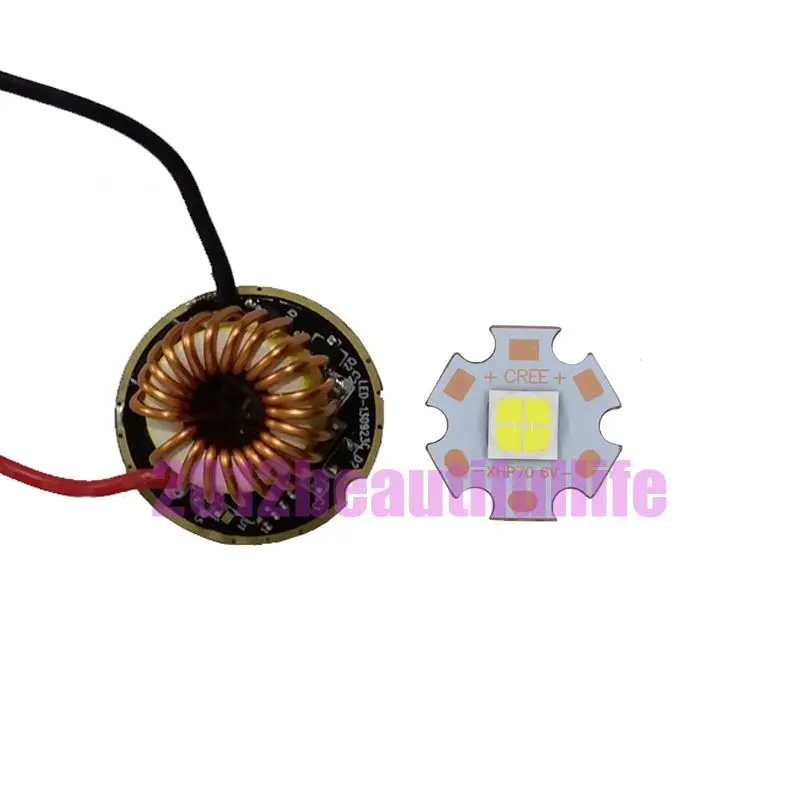 

6V XHP70 30W High Power Led + 26mm XHP70 1 mode 5 mode dimming Driver