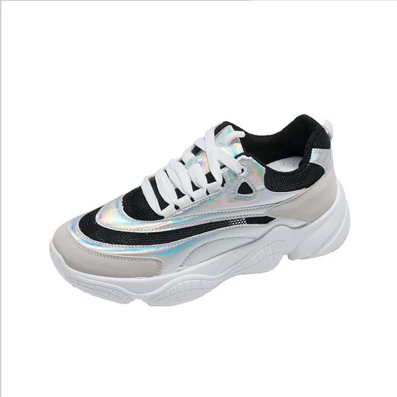 

Brand 2019 Breathable Mesh Women Casual Shoes Vulcanize Female Fashion Sneakers Lace Up Soft High Leisure Footwears zapatillas