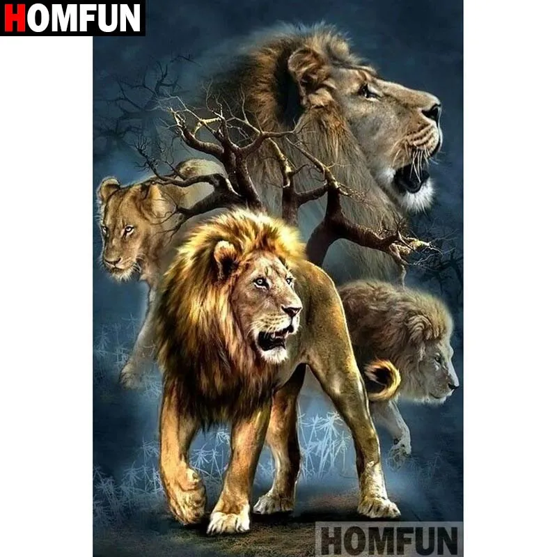 Алмазная живопись HOMFUN сделай сам вышивка крестиком из квадратных/круглых страз