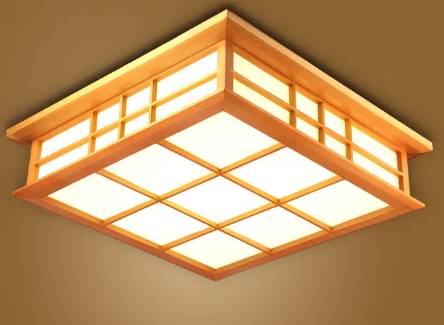 japanese ceiling light modern japanese ceiling light lamp led square 4565cm flush mount lighting tatami decor wooden bedroom 45 65cm japanese ceiling light modern japanese ceiling light lamp led square 4565cm flush mount lighting tatami decor wooden bedroom 45 65cm