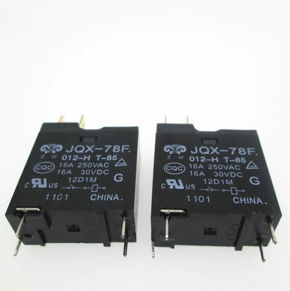 Новая Микроволновая печь реле 12V JQX-78F-012-H JQX-78F 012-H JQX78F 012H JQX78F012H 12VDC DC12V 12V 16A 250VAC DIP4