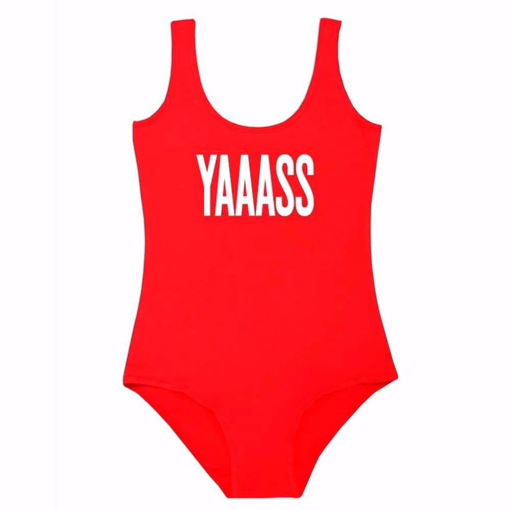 Yaaass боди Цельный купальный костюм женщины боди Комбинезоны для малышек комбинезон облегающее боди Купальник Топ