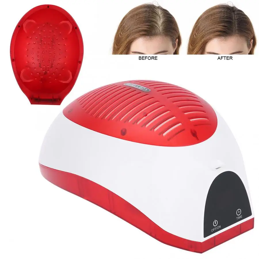 USB Hair Growth Regrowth Helmet Reduce Hair Loss Cap Therapy Treatment