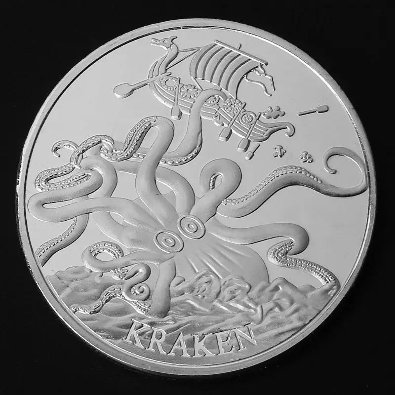 

Norwegian Sea Monster Commemorative Coin Collection Gift Souvenir Art Metal Antiqu