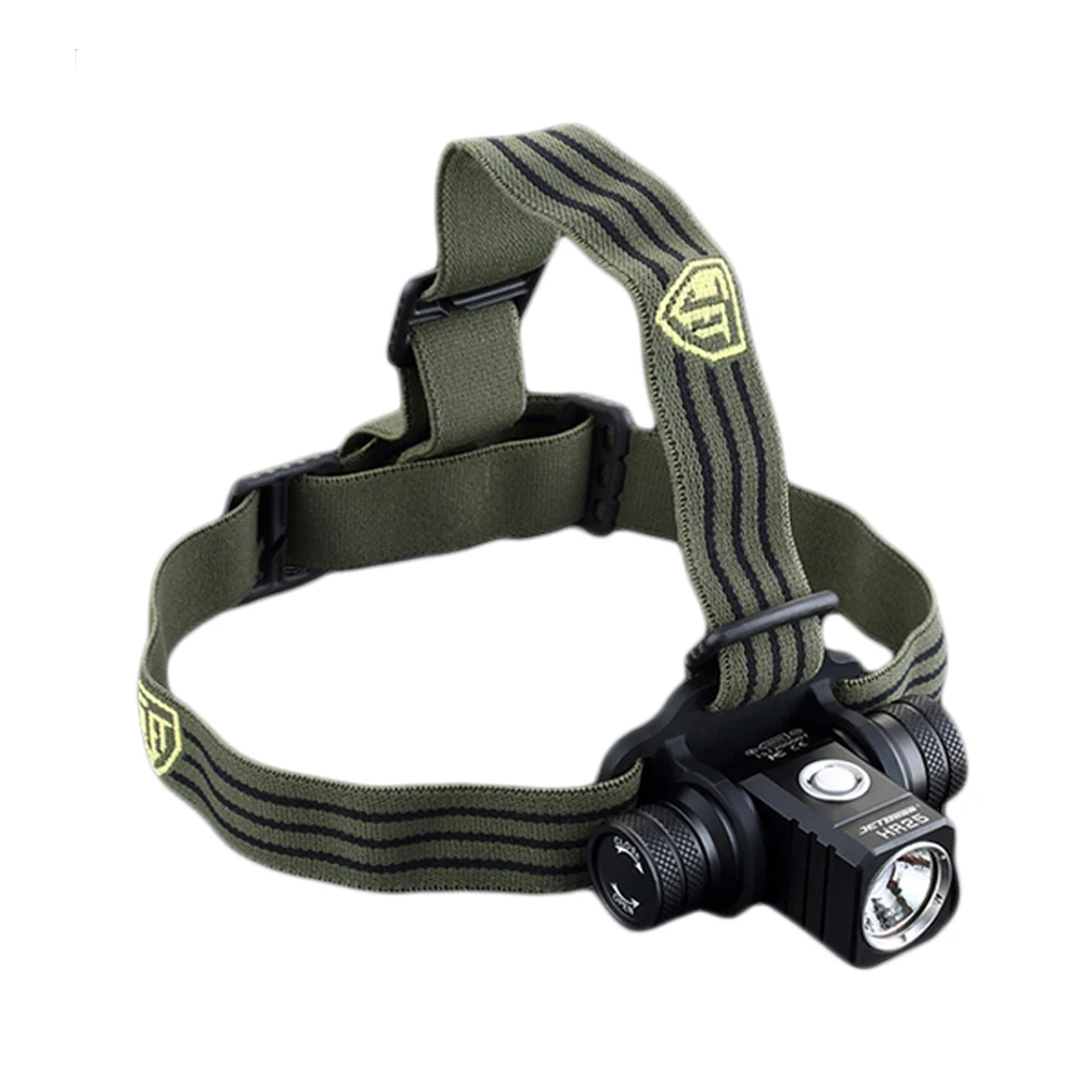

JETBeam HR25 1180LM Rechargeable LED Headlamp Head Light Torch Spotlight 150m Range