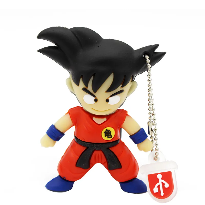 Серый Модель usb флеш-накопителя KING SARAS с героями мультфильмов Dragon Ball goku usb 2,0, 4 ГБ, 8 ГБ, 16 ГБ, 32 ГБ, 64 ГБ - Цвет: Серый