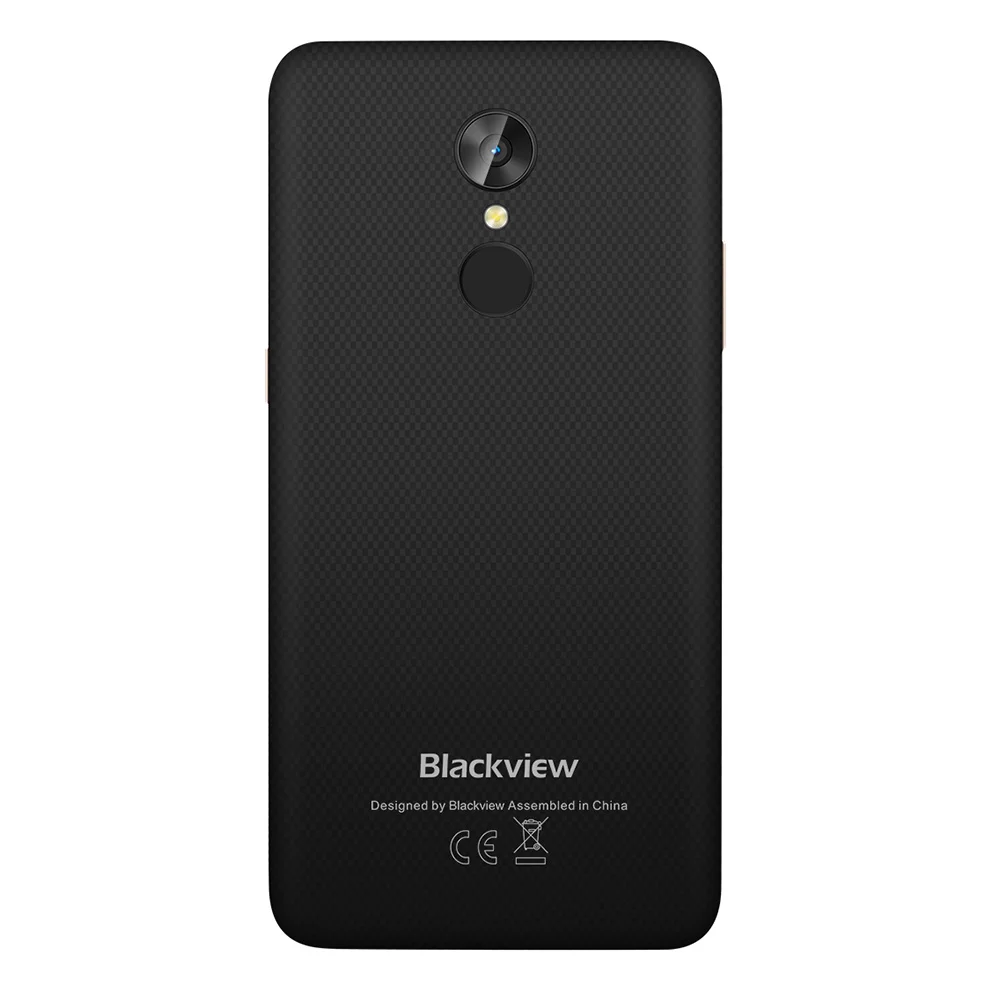 Новый Blackview A10 смартфон отпечатков пальцев 2 ГБ + 16 MTK6580A Quad core Android 7 0 5 дюйма HD 3g Mobile