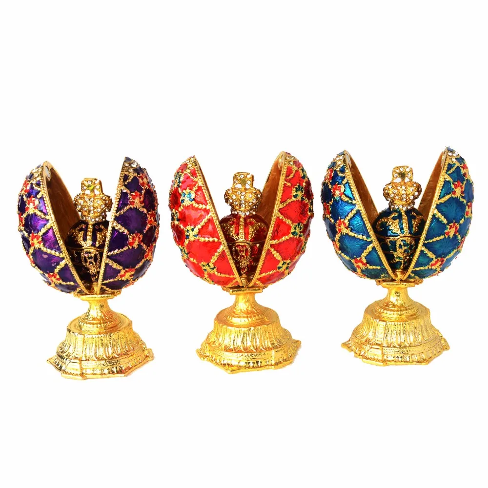 1417.61 руб. 15% СКИДКА|Faberge красный русский яйцо Ювелирное кольцо коробка брелок коробка пасхальное яйцо коллекционные подарки сокровище коробка Ремесло Свадебные украшения дисплей-in Упаковка и стойки для украшений from Украшения и аксессуары on Aliexpress.com | Alibaba Group