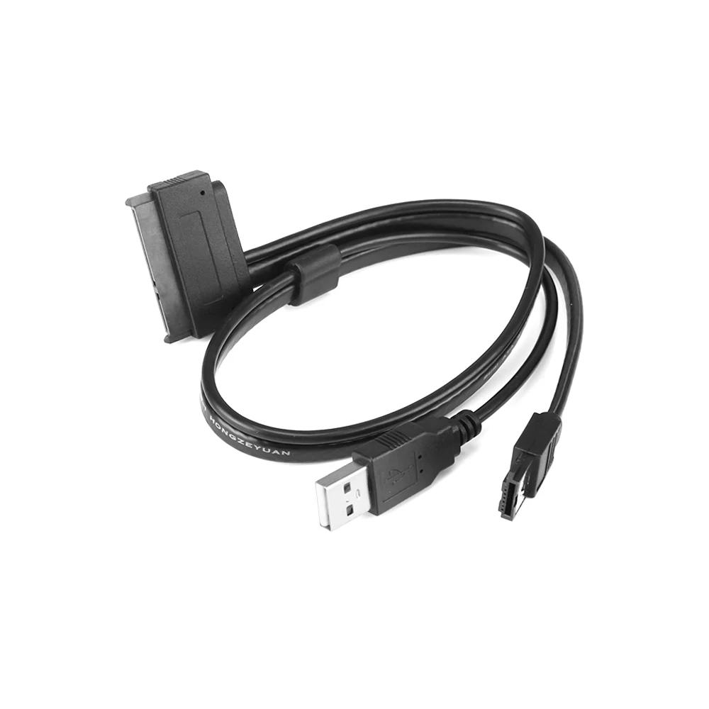 2PCS ESATA 22P Female to 7P USB AM Sata HDD to Power ESATA Hard Dirver