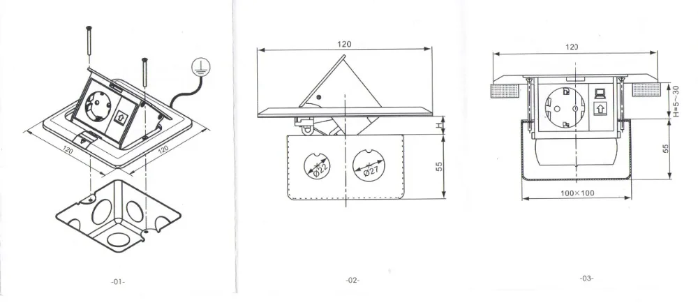 floor socket (1)