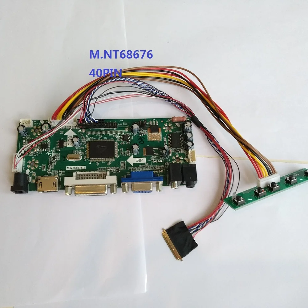 

Kit For N140BGE-LA2 Panel Screen DIY 2019 Driver 14" VGA HDMI LCD LED LVDS 40pin Controller board 1366X768 DVI Audio