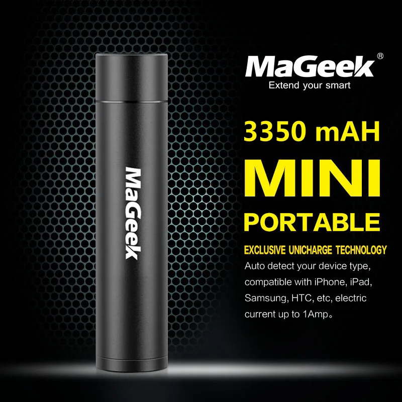 Портативное зарядное устройство MaGeek 3350 мАч резервный внешний аккумулятор для