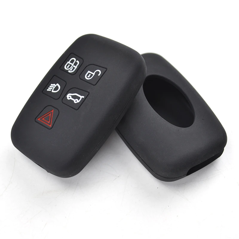 Силиконовый чехол с 5 кнопками для Land Rover Range Sport Vogue Evoque 4|key case for car|land rover key casecar cover |