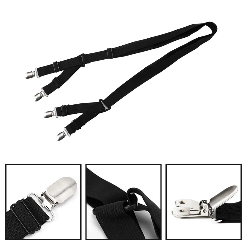 2pcs Bed Sheet Clip Mattress Holder Fastener Grippers Clips Suspender Straps Home