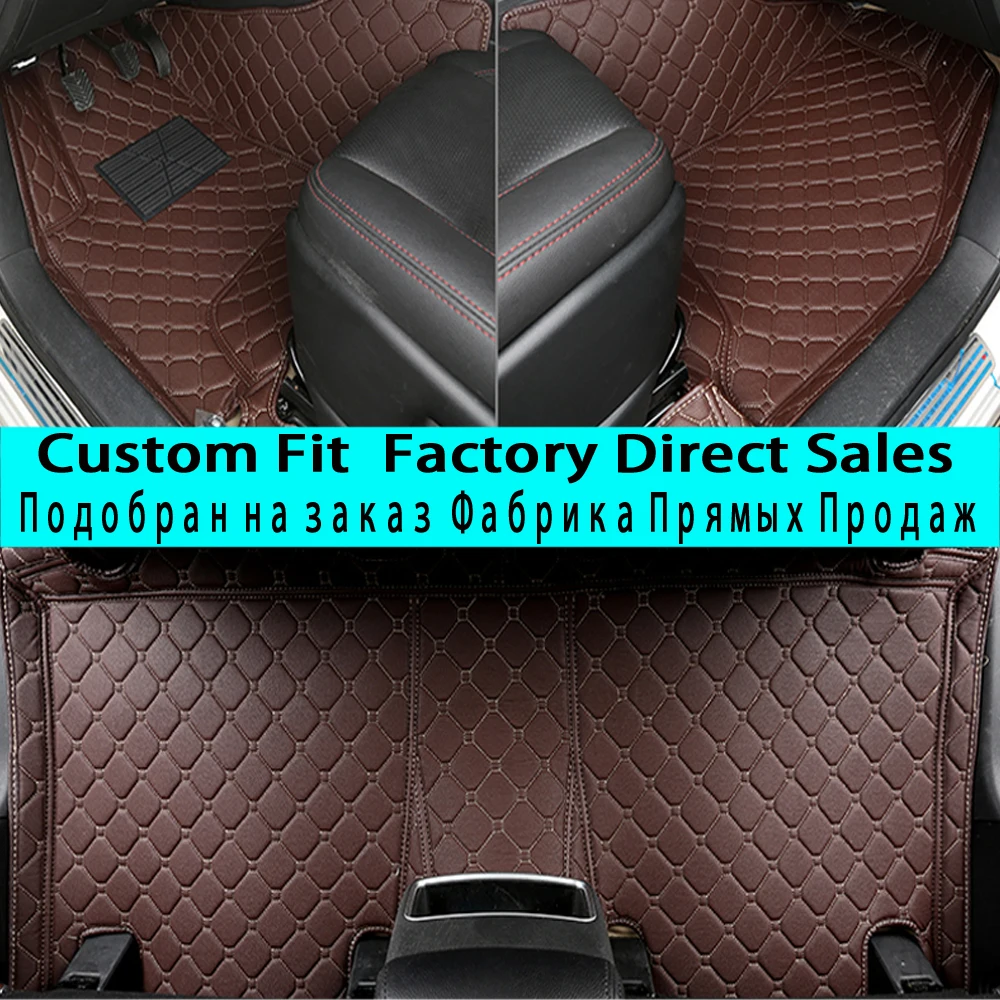 

SUNNYFOX car floor mats for Ford Edge Escape Kuga Fusion Mondeo Ecosport Anti-slip car-styling carpet liner