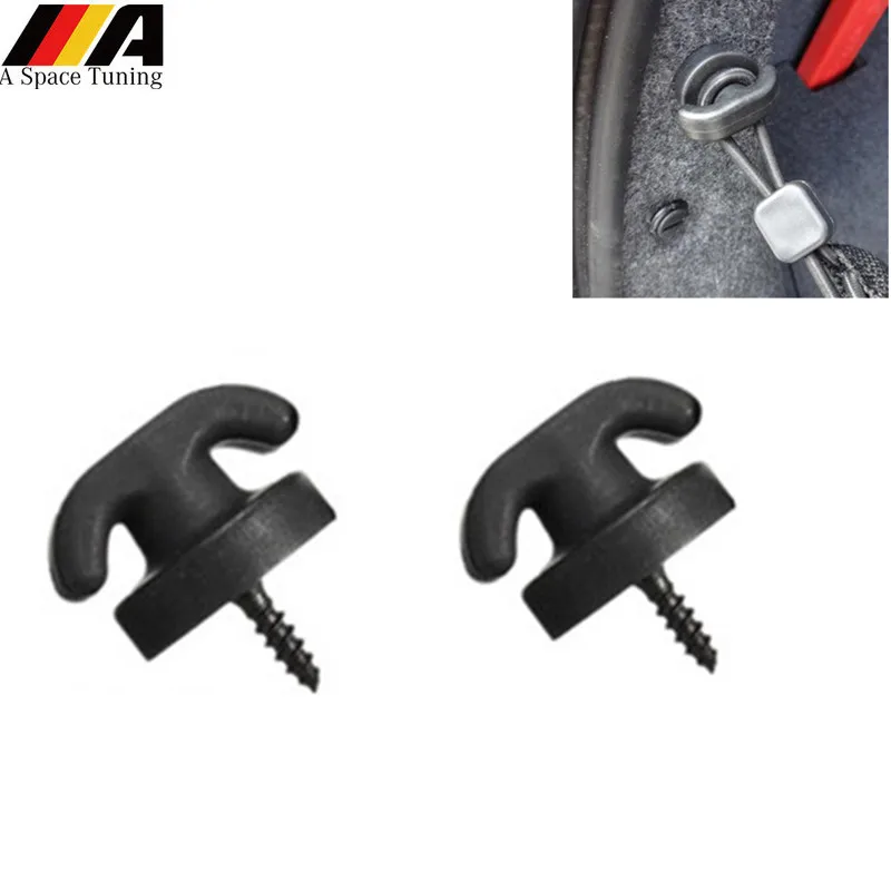 

2Pcs Car Styling Rear Trunk Glove Storage Net Clip Tie Down Hooks Ring Loop Hanging Fastener For Toyota Opel Renault Kia Nissan