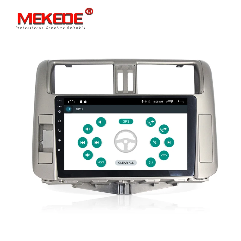 Flash Deal Mekede Car Multimedia player Autoradio car gps dvd player for Toyota Prado 150 Land cruiser 2010-2013 with 4G LTE wifi bluetooth 5