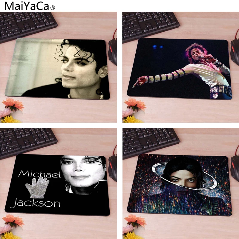 

MaiYaCa Michael Jackson 03 Computer Mouse Pad Mousepads Decorate Your Desk Non-Skid Rubber Pad 220mmX180mmX2mm&250mmx290mmx2mm