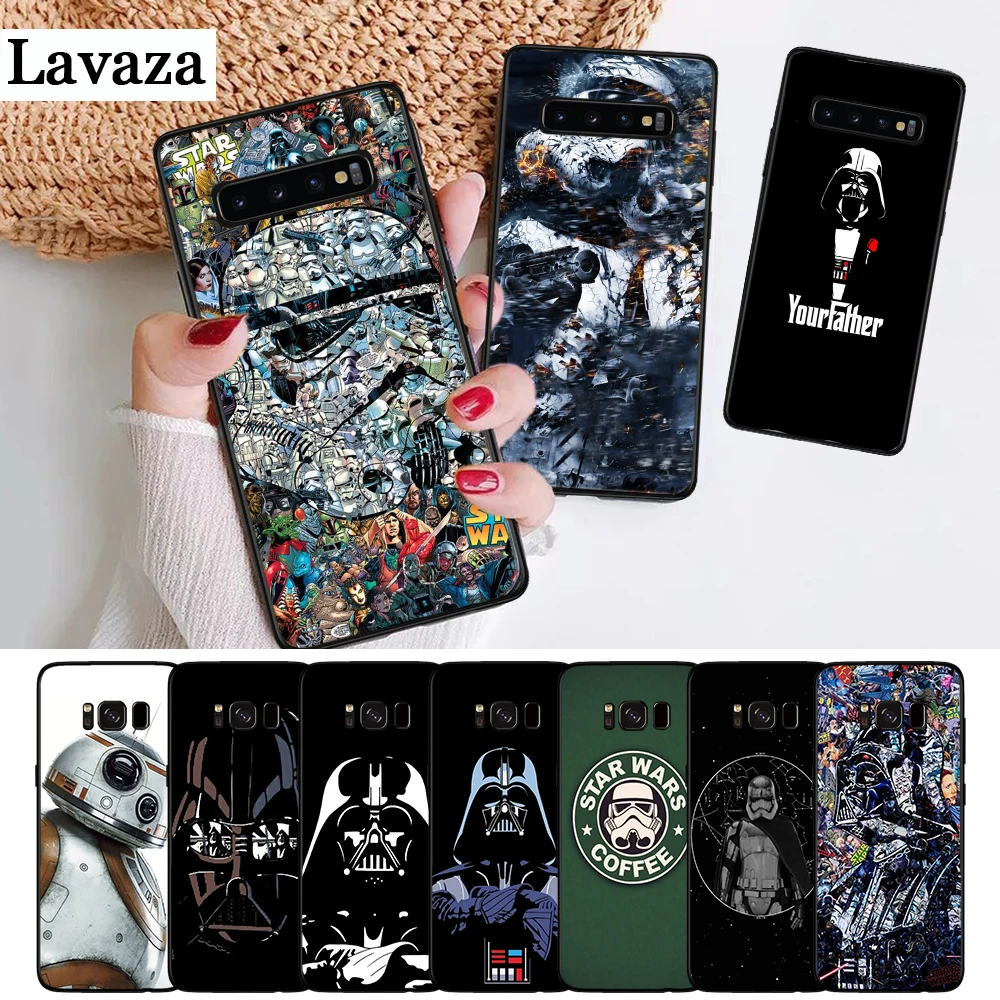 

Lavaza Star Wars Stormtrooper Darth Vader Silicone Case for Samsung S6 Edge S7 S8 Plus S9 S10 S10e Note 8 9 M10 M20 M30