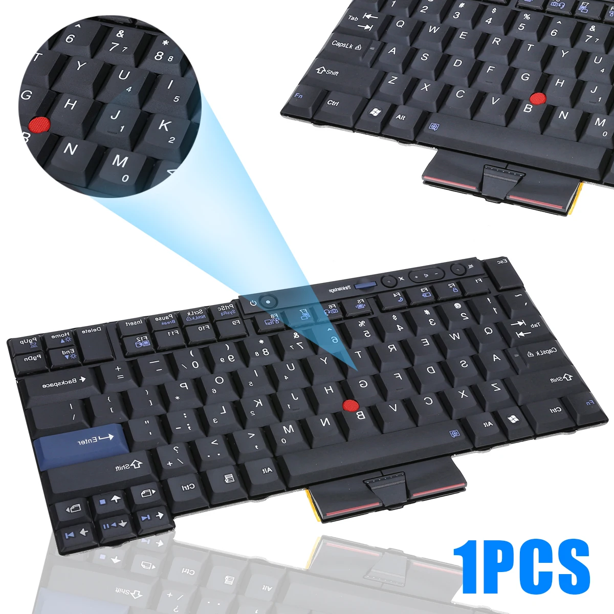 

Black Laptop US Keyboard Fit For Lenovo ThinkPad T410 T420 T510 T520 W510 W520 X220 X220I 45N2071 45N2141 45N2211