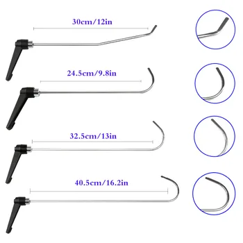 

WHDZ Hook Rod Spring Steel rotating handle 360 degrees adjustable handle full J curve all blade tip for car dnet repair tool