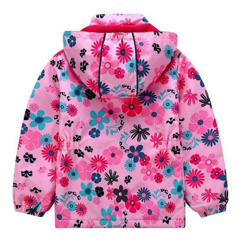 Новинка года, осенне-зимние детские куртки, пальто двухслойные Зимние флисовые куртки для маленьких девочек ветрозащитная водонепроницаемая куртка для девочек