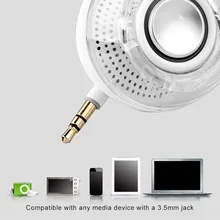 Portátil de alta fidelidade 3d surround alto-falante 3.5mm aux áudio do telefone móvel mini poderoso cristal para tablet telefone inteligente