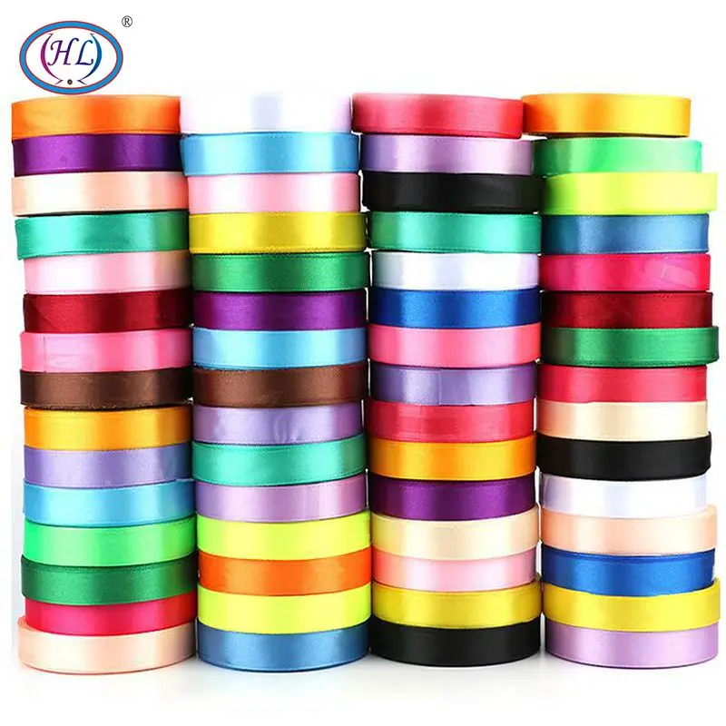 Satin ribbons HL 6/10/15/20/25/40/50mm 25 Yards for DIY and Sewing