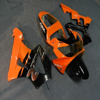 

Custom motorcycle Fairings for CBR929RR 2000-2001 ABS motor panels+Botls+Injection mold orange black