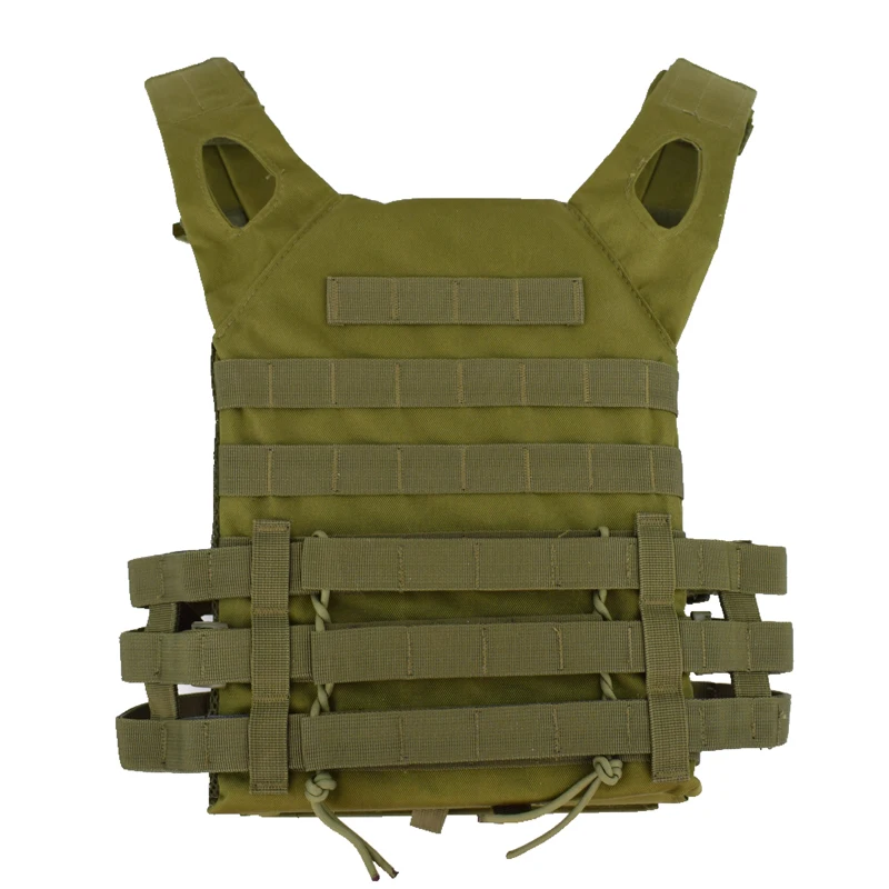 Adjustable Tactical Vest Molle Vest Outdoor Hunting Airsoft Paintball Molle Vest With Chest Protective Plate Carrier Vest