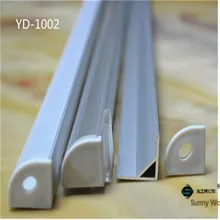 5-30pcs/lot ,40inch 1m led aluminium profile for 10mm PCB board led corner channel for 5050 strip led bar light,YD-1002