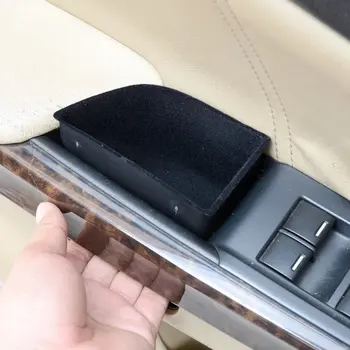 

For Honda Accord 2008-2013 Flocking Car Front & Rear Side Door Storage Box Phone Tray Cover Trim Car Styling Auto Accessories