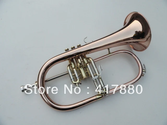 

Oves Bb Flugelhorn Phosphor Copper Flugelhorn Professional Bb Of Monel Valves Surface Gold Lacquer Flugelhorn Musical Instrument