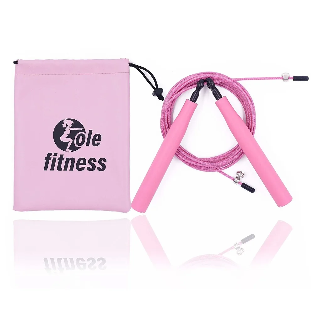 

3m Length Adjustable Crossfit Bearing Skipping Rope With PU Bag Speed Jump Rope Training Boxing Gym Fitness Exercise Equipment
