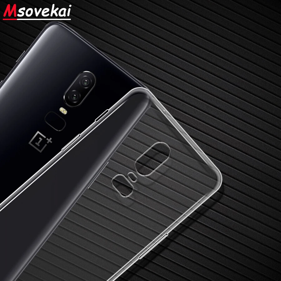 

For OnePlus 1+3 3T 5 5T OnePlus 6 6T 1+6 T Six A6000 HIgh Quality Clear Soft Case TPU Slim Silicon Transparent Bumper Back Cover