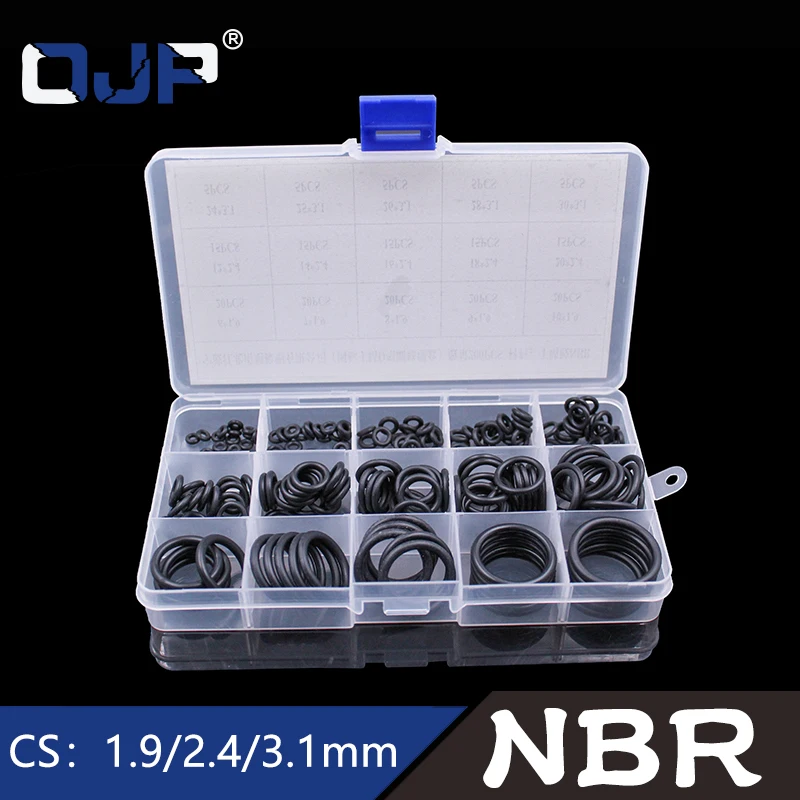 100 Juntas Tóricas De Goma NBR Rojo - Diámetro 5 Mm, Espesor 1 Mm, Resistente A Aceites Y Agua, Para Automoción O Fontanería